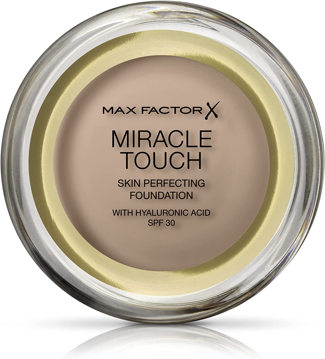 Max Factor Miracle Touch, Fondotinta Coprente con Acido Ialuronico, 070 Natural, 12 ml