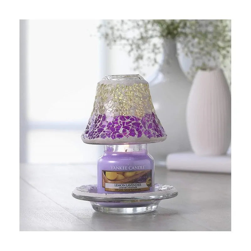 Yankee Candle Candela profumata in giara piccola | Lavanda al limone | Durata Fino a 30 Ore - Immagine 3