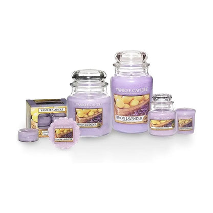 Yankee Candle Candela profumata in giara piccola | Lavanda al limone | Durata Fino a 30 Ore - Immagine 4