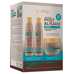 Kativa Kativa Messaggio Relaxer Kit X 3 Pack (Shampoo + Balsamo X 250 Ml + 250 Trattamento Profo