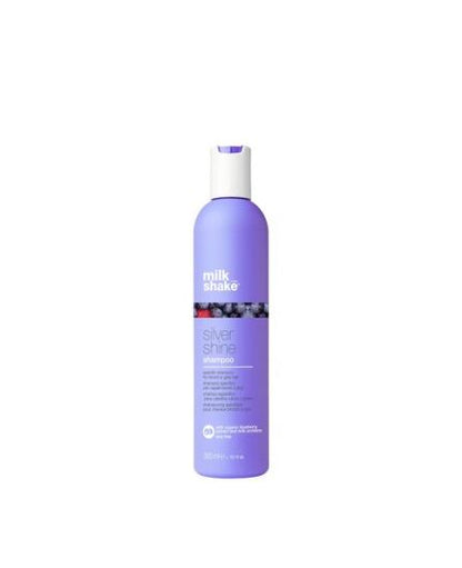 milk_shake® | silver shine shampoo | Shampoo Specifico per Capelli Biondi o Grigi con azione intensiva | 300 ml| Shampoo Antigiallo con Pigmenti Viola